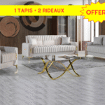 Canapé 3-2-1 Agadir + 1 Tapis + 1 Rideau OFFERT