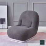 Fauteuil Loving Gris chrome